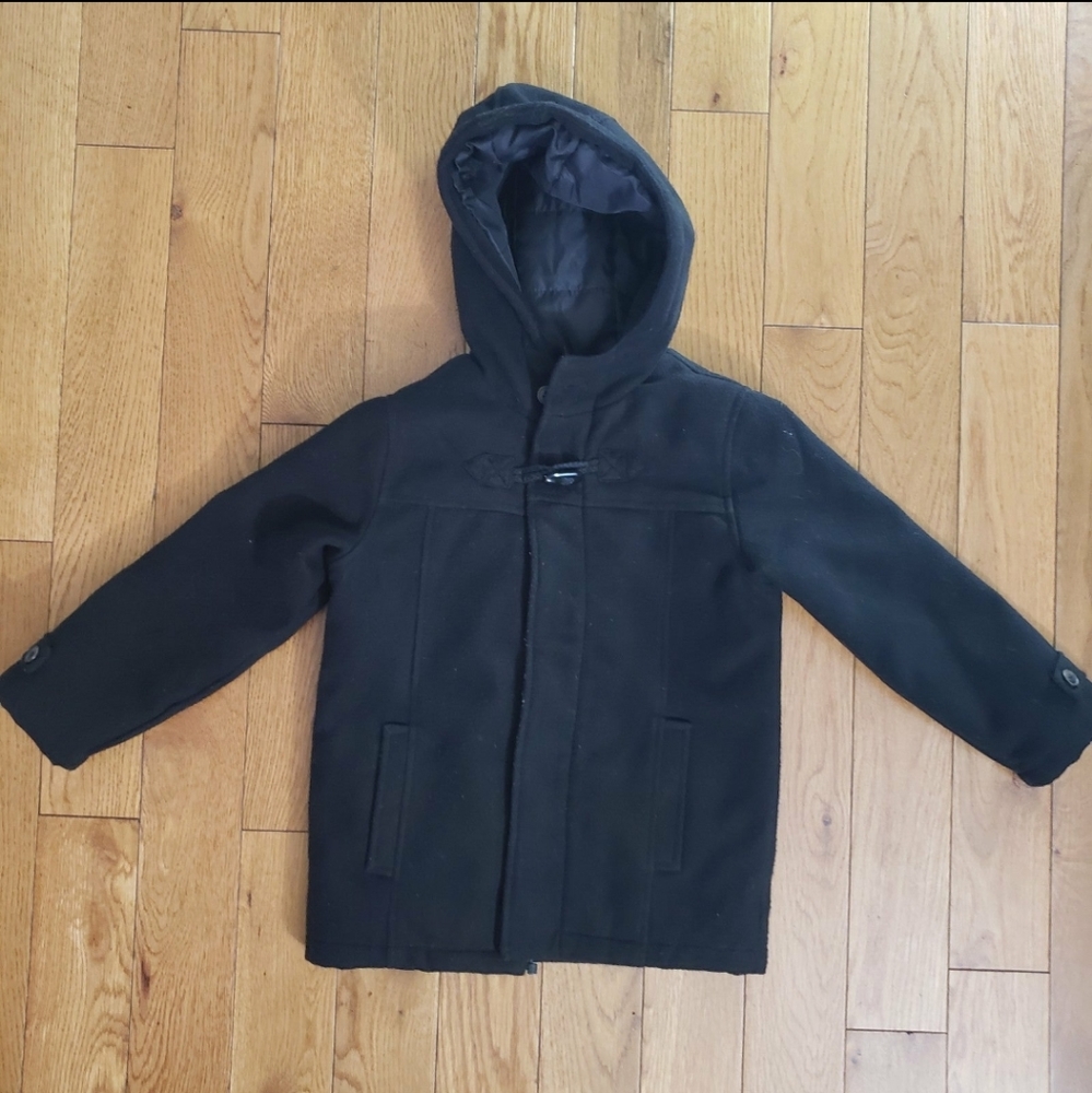 Boy Peacoat with Hood SZ. 4T